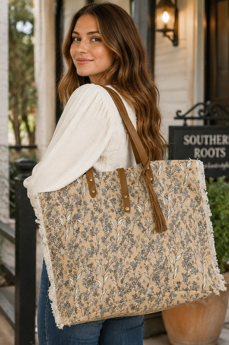 Brookside Cotton Weekender Bag – Southern Roots Boutique