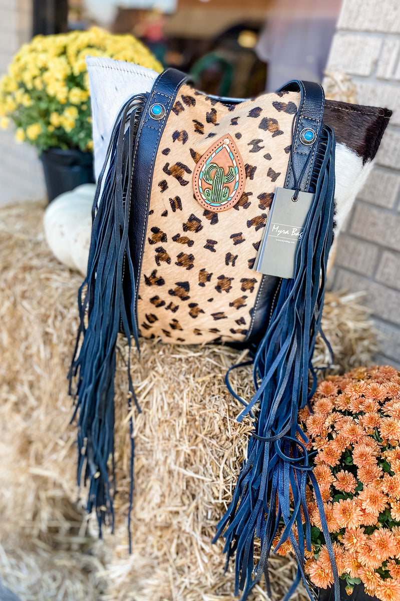 Leopard + Fringe Bag – Southern Roots Boutique