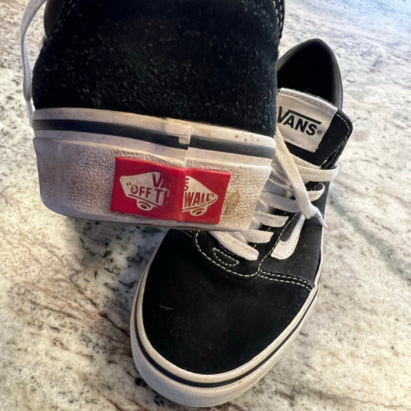 Vans Old Skool Low Top Black Suede Skate Shoe Men's 8.5