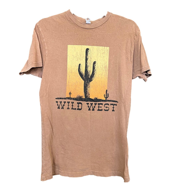 Wild West Cactus Graphic Tee Small