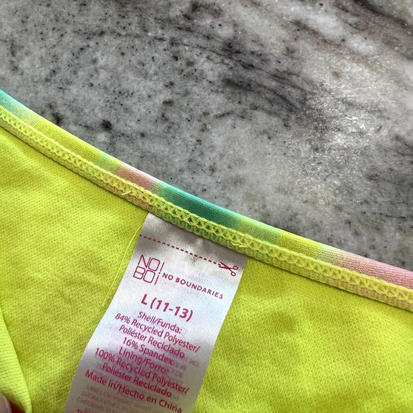 No Boundaries Multicolor Pastel String Bikini Set Size L/XL