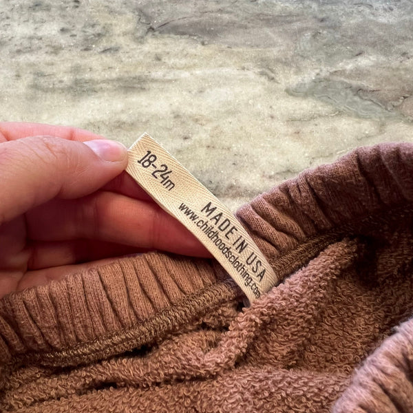 Childhoods Brown Jogger Sweatpants Size 18-24Mo