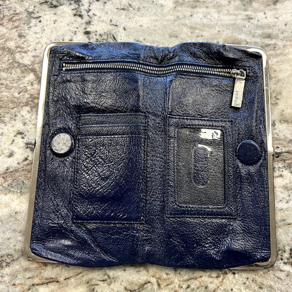 Hobo Navy Blue Clutch/Wallet