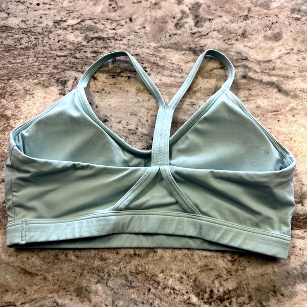Gymshark Light Blue Y Back Sports Bra Size Large
