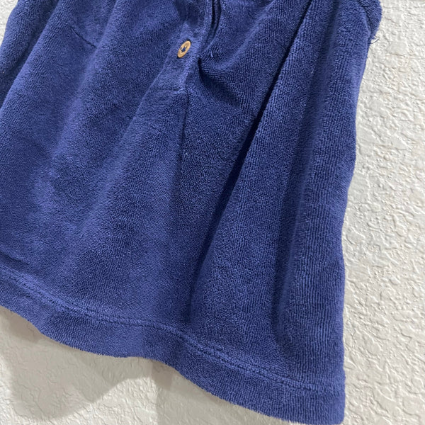 Carter's Navy Blue French Terry Sleeveless Dress Size 18 Mo.