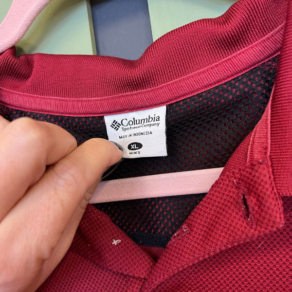 Columbia Men's Arkansas Razorback Polo Size XL