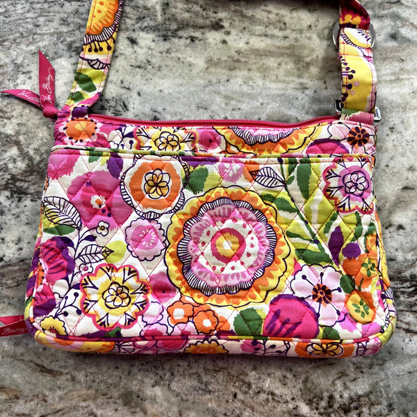 NWOT Vera Bradley Little Hipster Crossbody Retired Clementine Floral Pattern