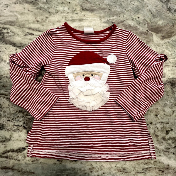 Adventure Wear Santa Striped Tee Size 4T