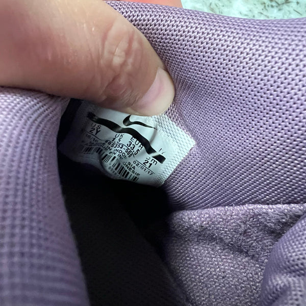 Nike Dunk Girls High Top Sneakers in Violet Dust Size Youth 2