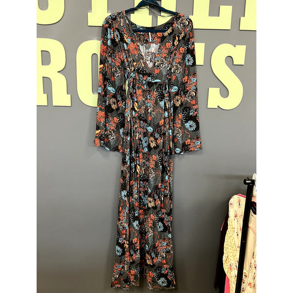Free People Laurel Floral Maxi Dress Size Medium