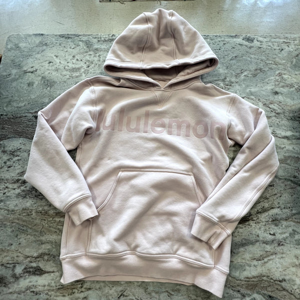 Lululemon Light Pink Softstreme Hooded Pullover Size 6