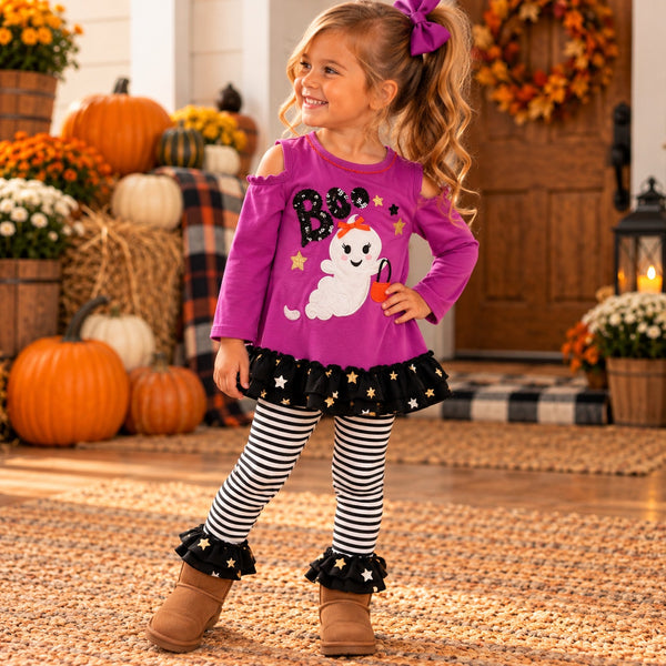 Bonnie Jean "Boo" Two Piece Girls Ruffle Set Size 2T