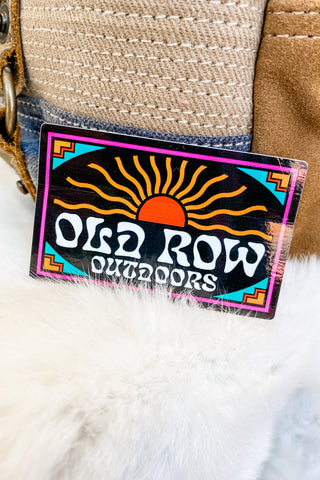 Old Row Outdoors Sticker - Aztec Sun