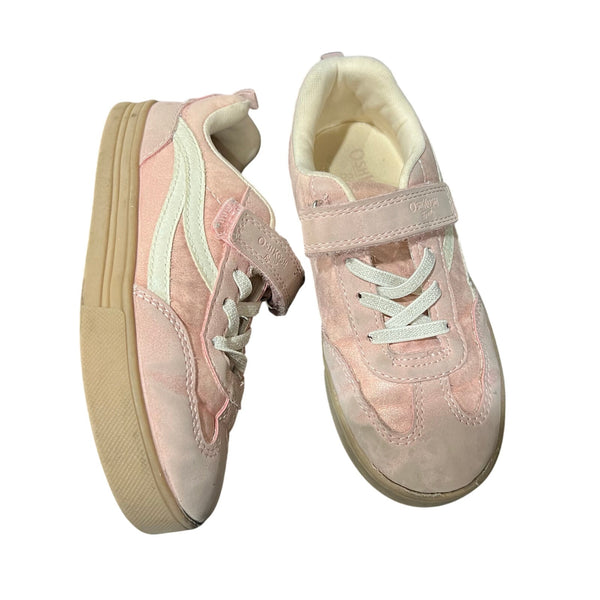 OshKosh Girls Pink Velcro Sneakers Size 12