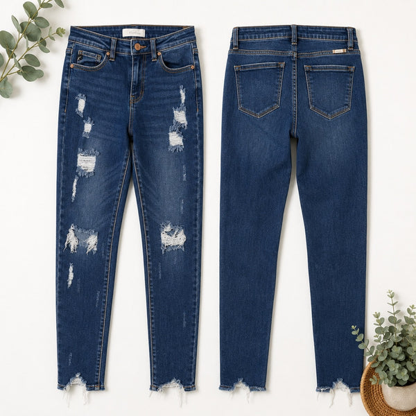 KanCan Distressed Skinny Jeans Size 5