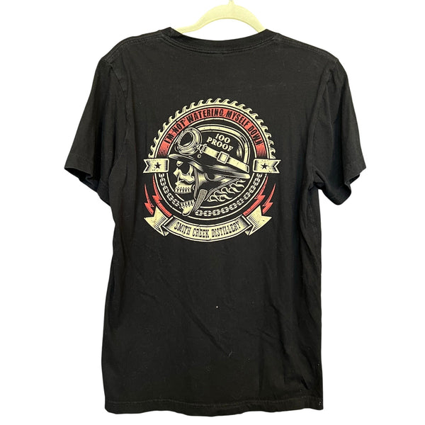 Smith Creek Moonshine Distillery Black Graphic Tee Medium