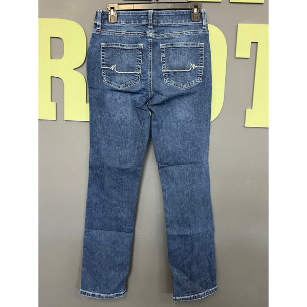 Maurice's Dark Wash Straight Leg Jeans Size 6 Short