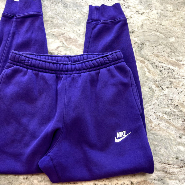Nike Purple Cotton Joggers Size Men's Small