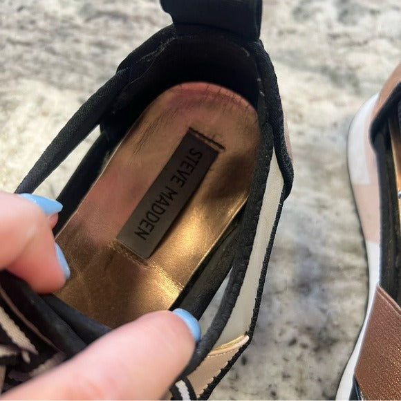 Steve Madden Arctic Sneaker Rose Gold Size 8.5