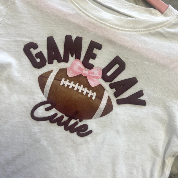 Old Navy Game Day Cutie Long Sleeve Tee Size 6T