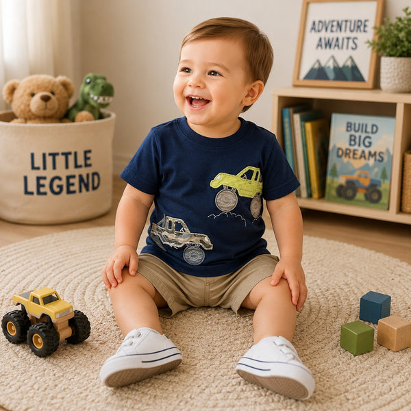 Child of Mine Monster Truck Tee Size 18 Mo