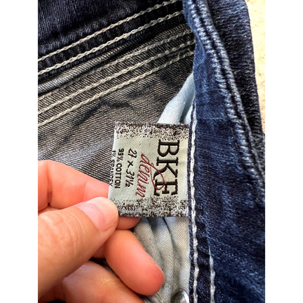 BKE Stella Dark Wash Bootcut Jeans Size 27