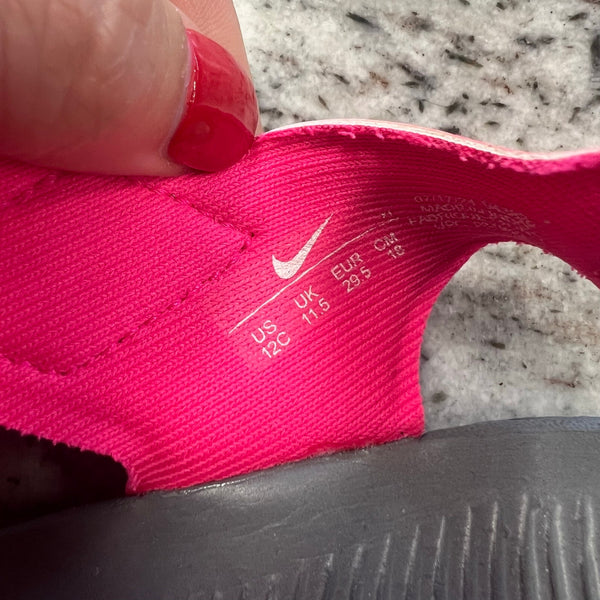 Nike Girls Pink Water Sandals Size 12C