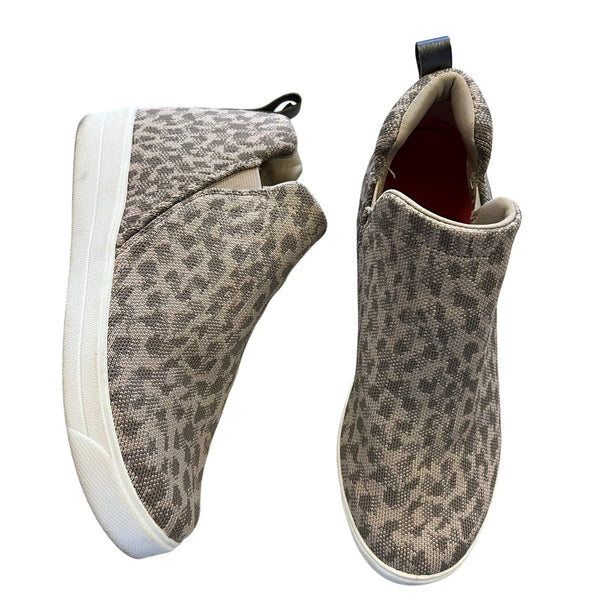 Ryka Light Leopard Slip On Wedge Shoes Size 8.5