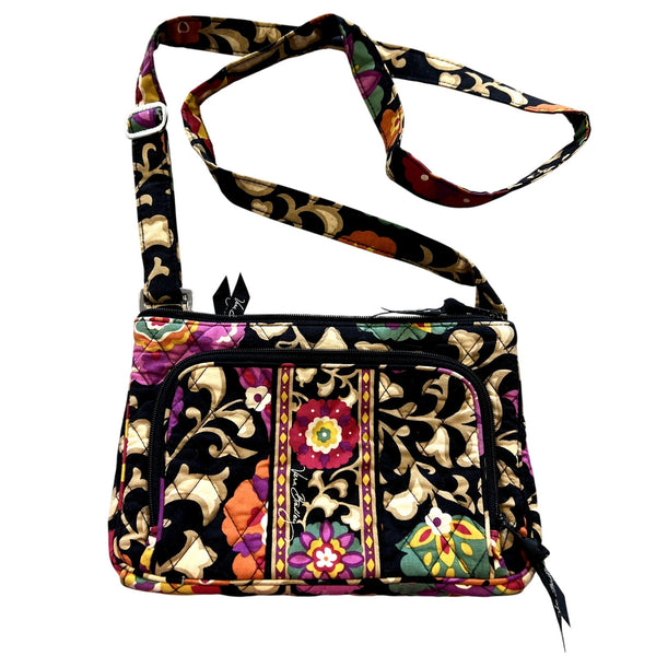 Vera Bradley Retired Suzani Floral Hipster Crossbody Bag