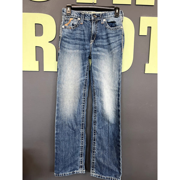 Ariat Boys Slim Fit Bootcut Jeans Size Youth 14
