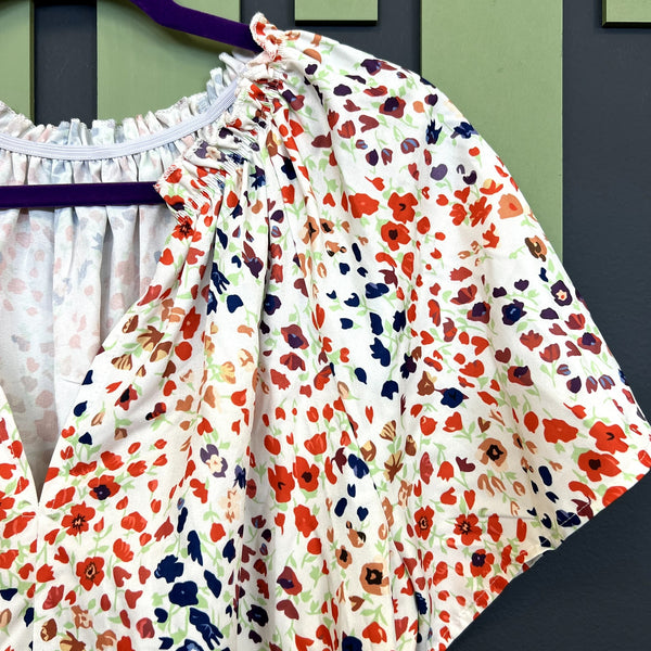 Women's Floral Blouse Size Large