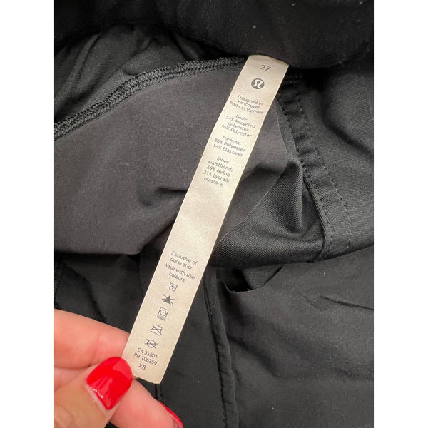 Lululemon Warpstreme High-Rise 7/8 Jogger Black Size 27