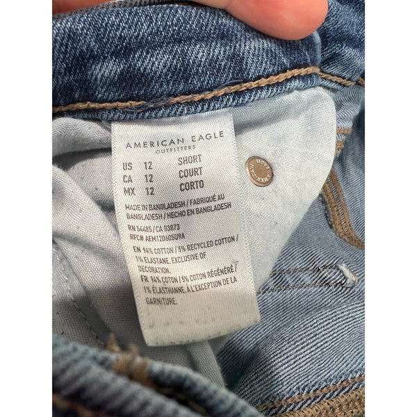 American Eagle 90's Straight Leg Jeans Size 12 Short