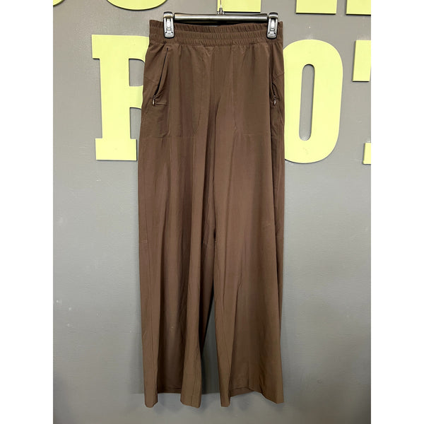 Lululemon Swift Mid Rise Brown Wide Leg Pants Size 6