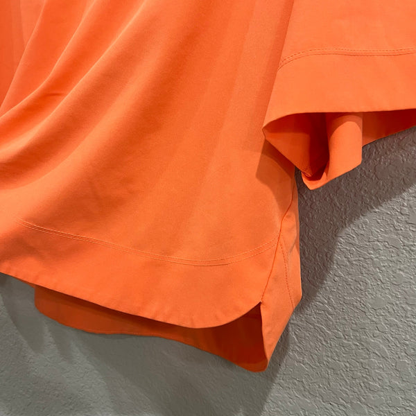 Old Navy Active Dri Power Stretch Orange Crop Top Large