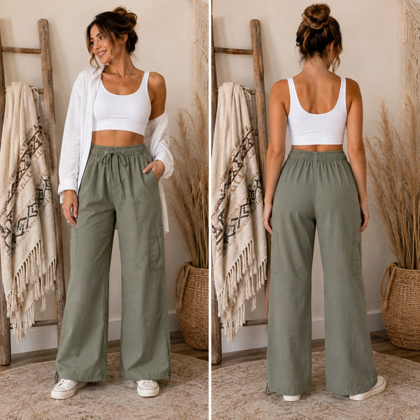No Boundaries Olive Green Cargo Pants Size XS