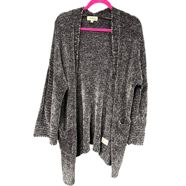 Listicle Boutique Chenille Flare Sleeve Open Front Cardigan Size Medium