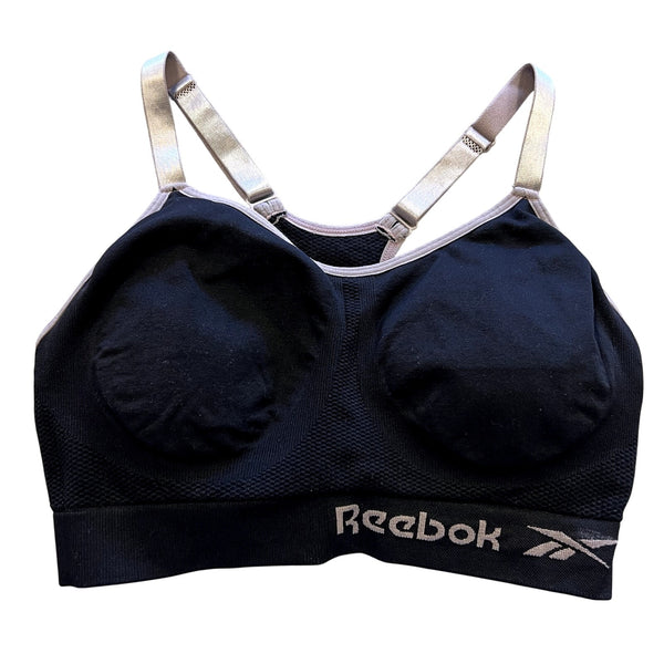 Reebok Black Sports Bra Size Medium