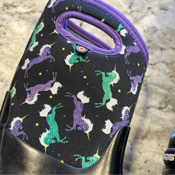 Bogs Unicorn Classic High Waterproof Insulated Rubber Neoprene Rain Boot Size 4