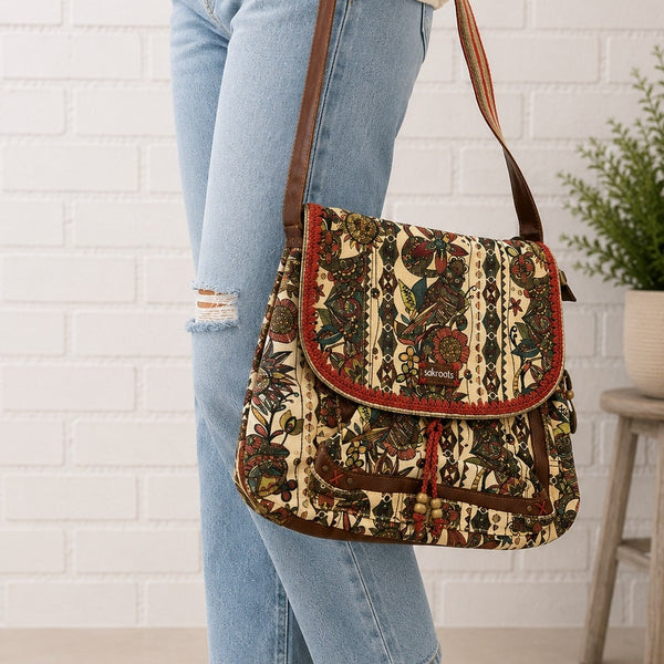 Sakroots Spirit Desert Backpack Crossbody Combo Boho Bag