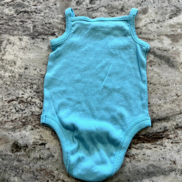 Garanimals Blue Ribbed One Piece Size 3-6 Mo.