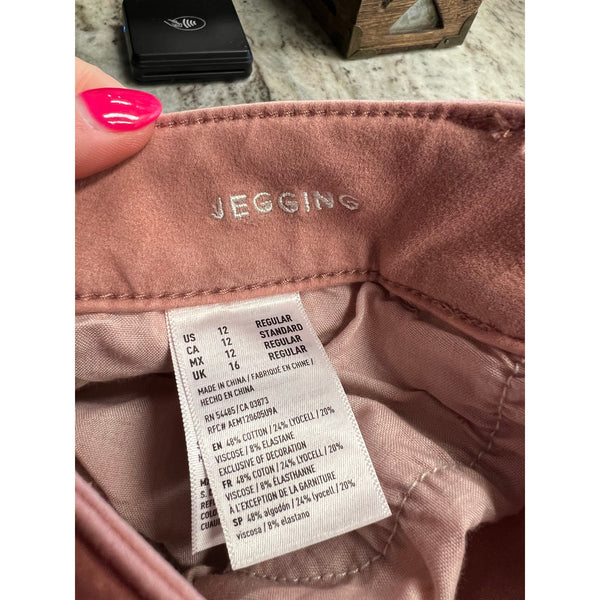American Eagle Mauve Skinny Leg Jeggings Size 12