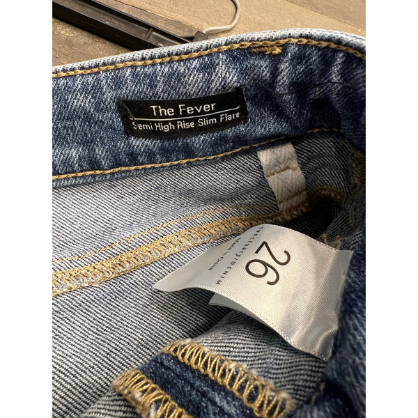 Sanctuary Denim The Fever Semi High Rise Slim Flare Jeans Size 26