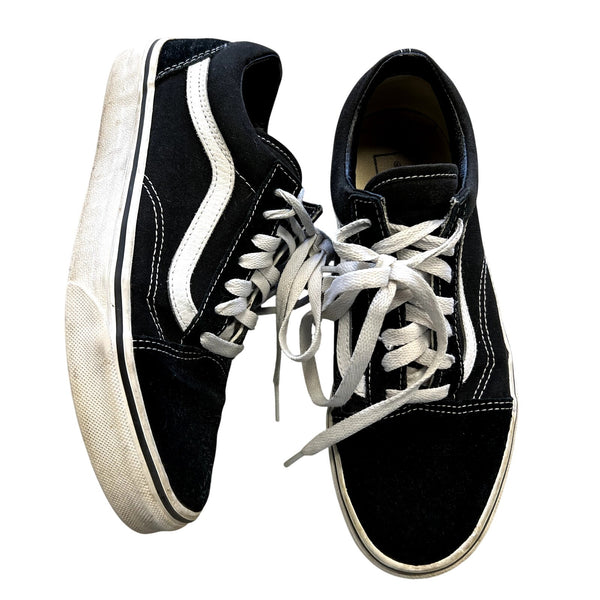 Vans Black Classic Low Top Skate Shoes Size Women's 7