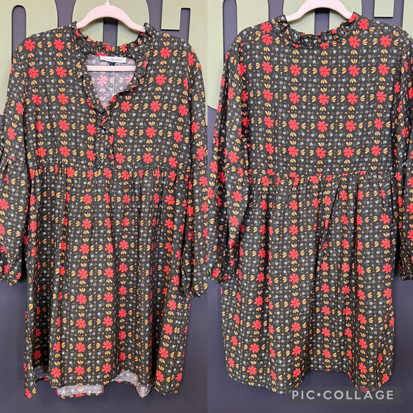 Michelle Mcdowell Harley Happy Day Midnight Fall Women's Dress Large