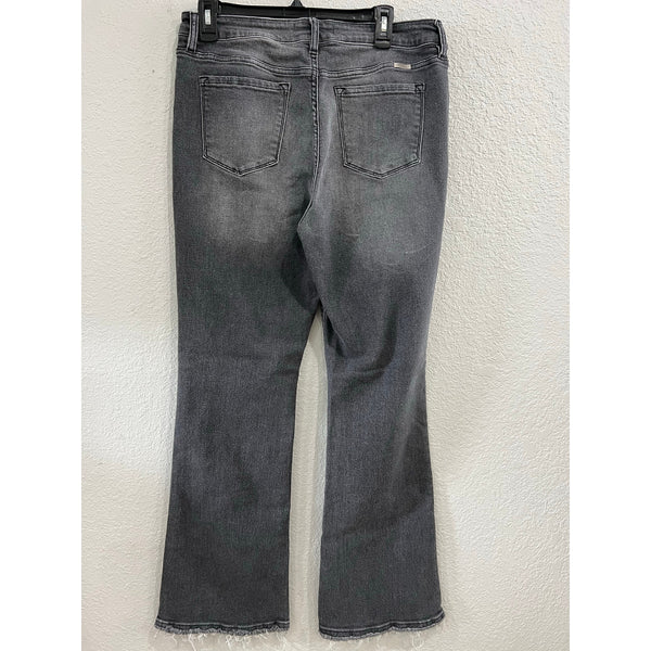 KanCan Black Button Fly Flare Jeans Size 15