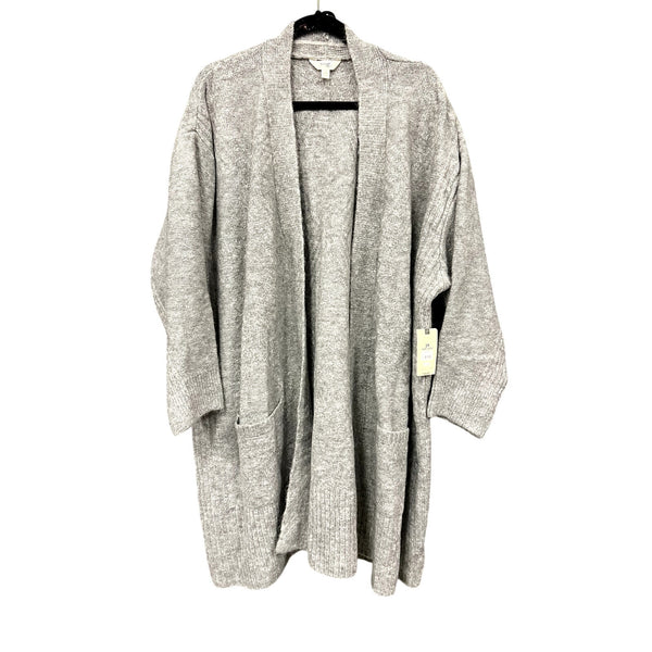 NWT Terra Sky Soft Gray Open Front Cardigan Size 3XL