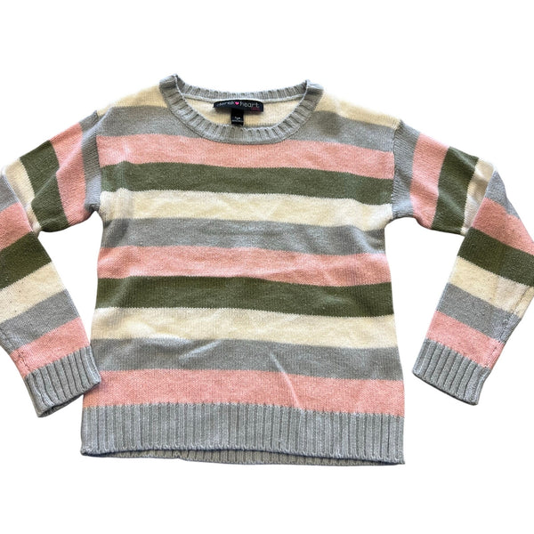 Derek Heart Girls Striped Sweater Size 7/8