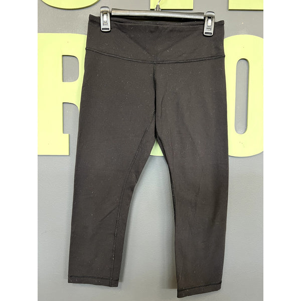 Lululemon Black Cropped Leggings Size 8