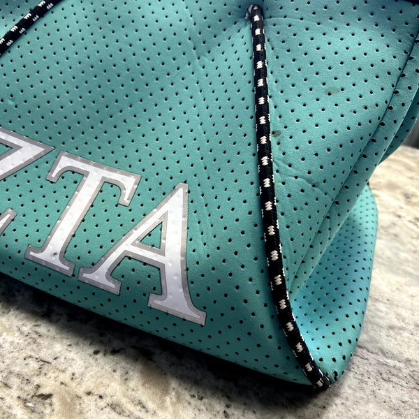 ZTA Sorority Neoprene Bucket Bag with Pouch